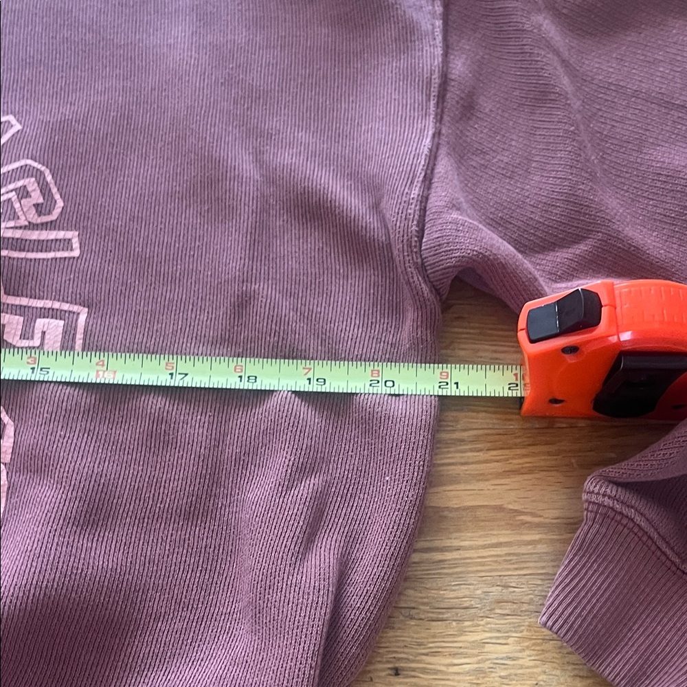 American Eagle Lived-In Pink Sweatshirt NWOT XXS, but check measurements - Picture 4 of 5